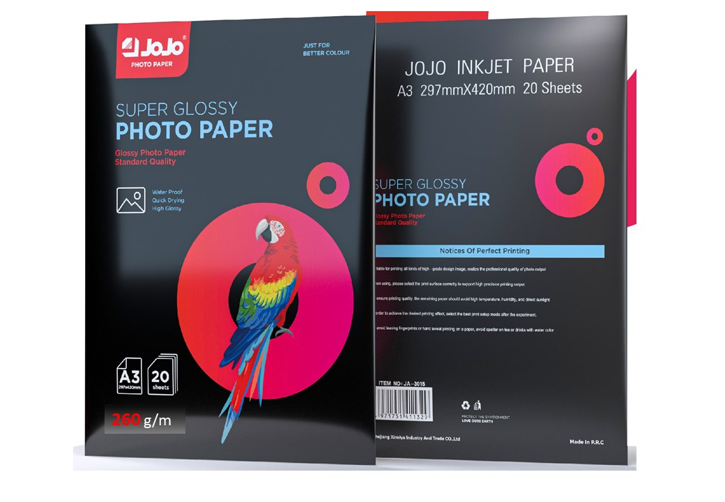 A3 GLOSSY PHOTO PAPER (260GX20SHEETS) JA-3009