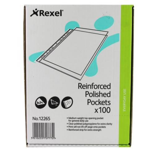 REXEL PUNCHED POCKET CKP PKT-100 12265