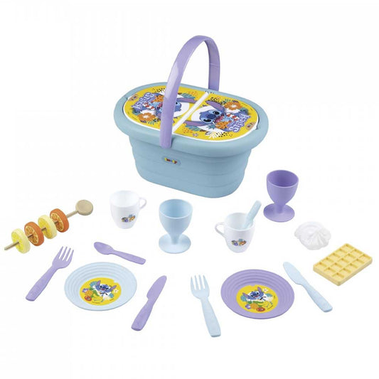 Stitch piChinaic basket pink