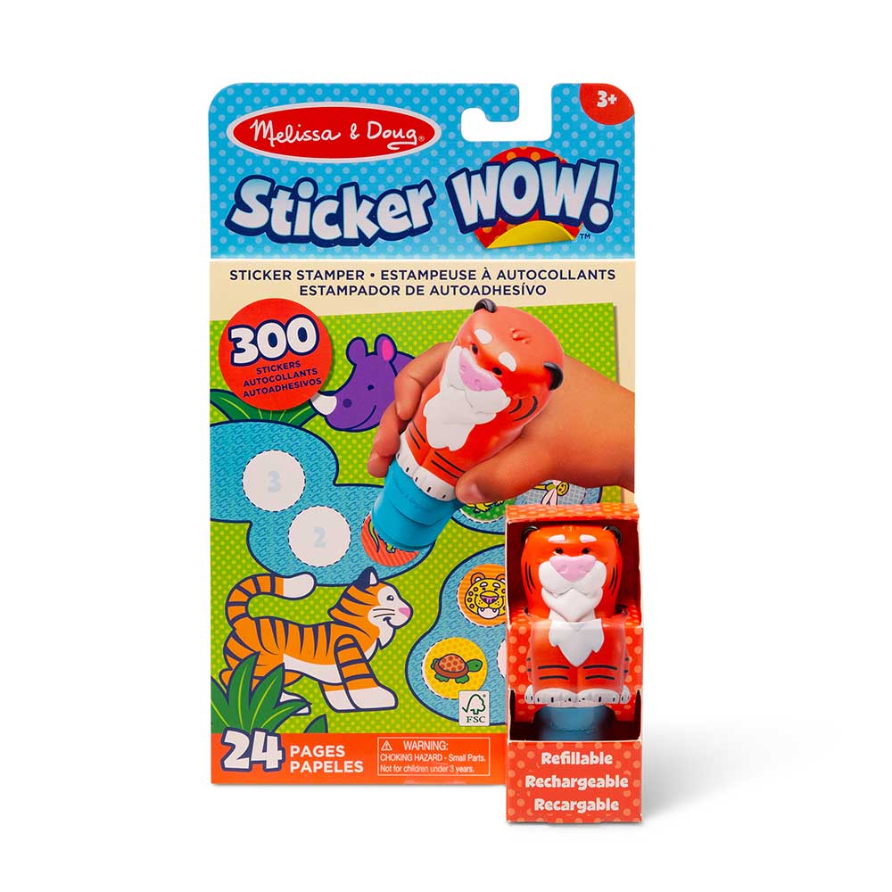 Sticker WOW! Sticker Stamper & Activity Pad - Tiger