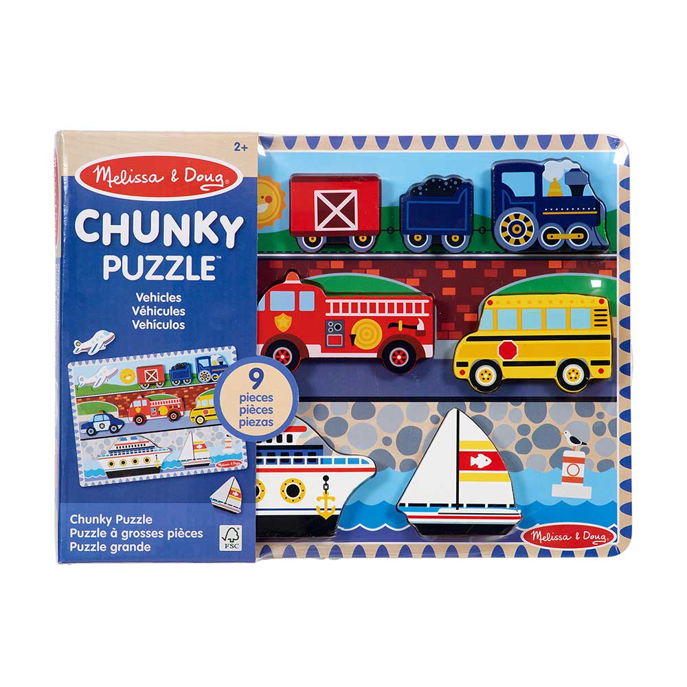 Vehicles Chunky Puzzle