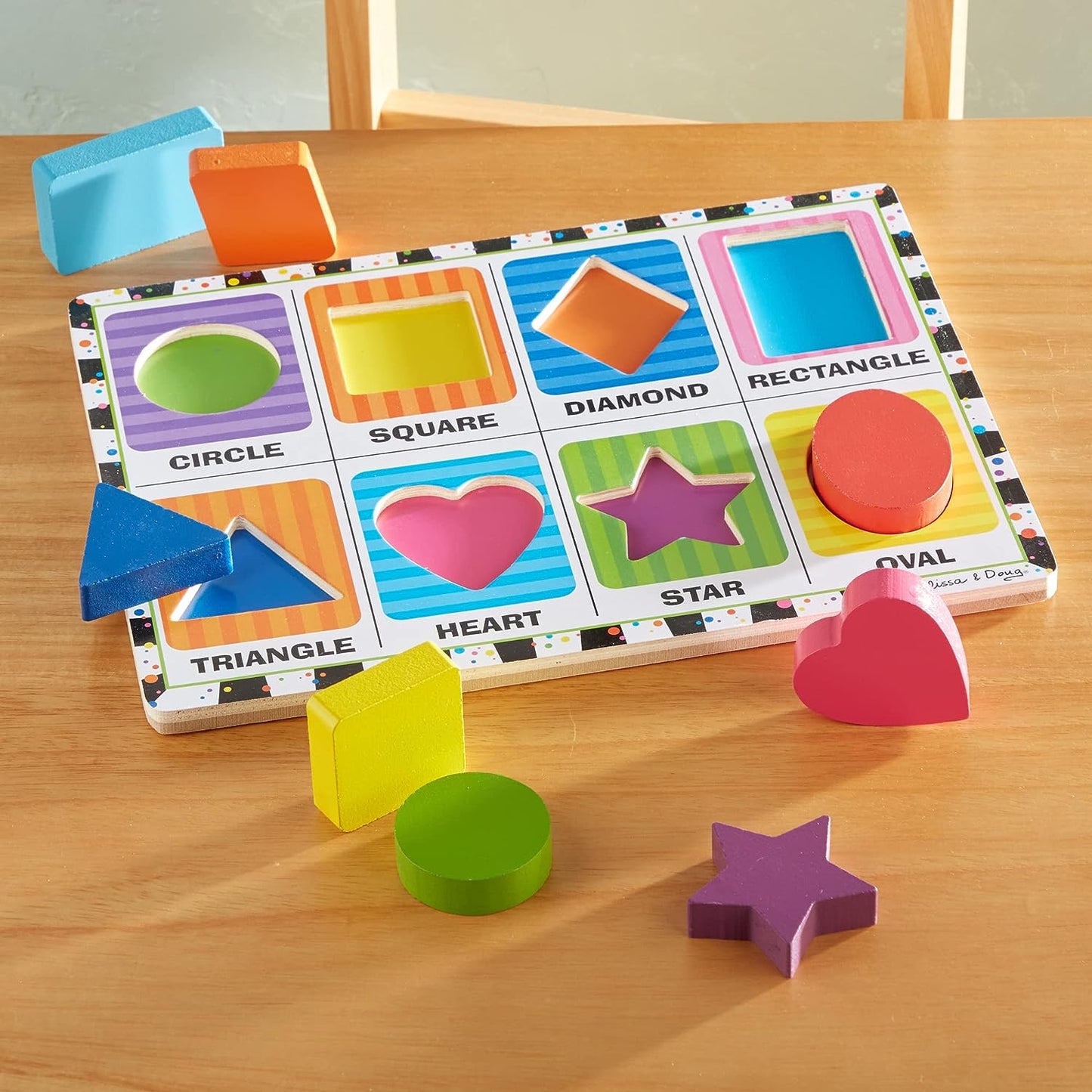 Shapes Chunky Puzzle - 8 Pieces