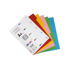 INDEX PAPER DIVIDER 5 COLOUR AL MBF
