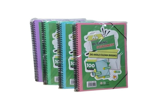 36 HOLE 100 SHEET SPIRAL DISPLAY BOOK 51100