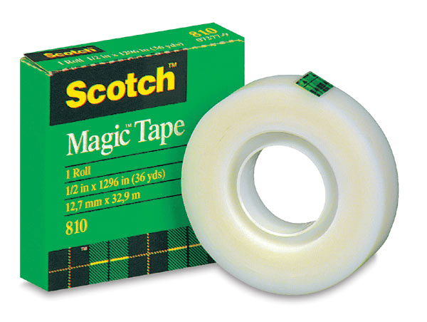 SCOTCH MAGIC TAPE 1" X 36YDS 810-136