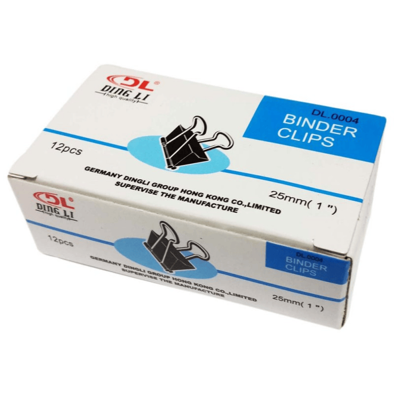 DINGLI BINDER CLIP 19MM DL0005