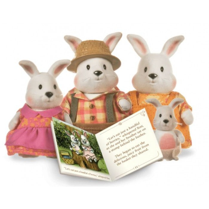 Li'l Woodzeez Hoppingoods Rabbit Family Set
