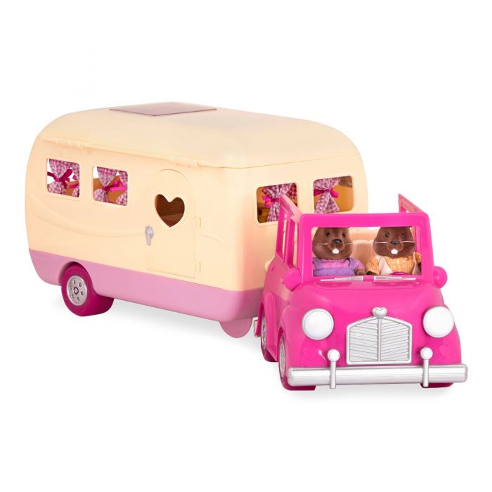 Li'l Woodzeez Happy Camper Pink