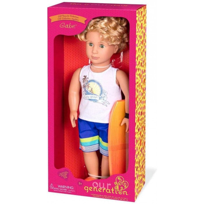 Our Generation Surfer Boy Doll, Gabe