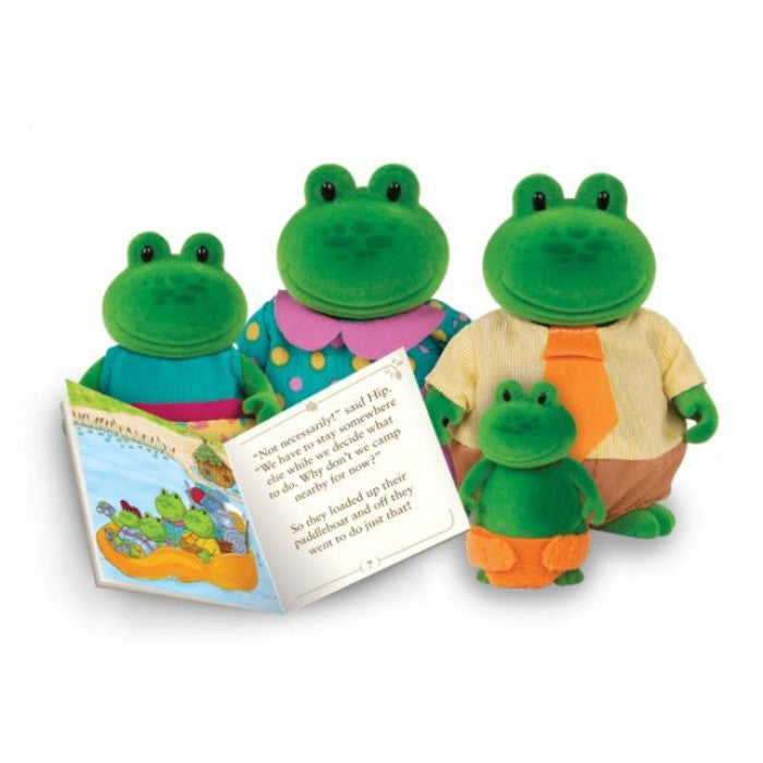 Li'l Woodzeez The Croakalily Frog Family with Storybook