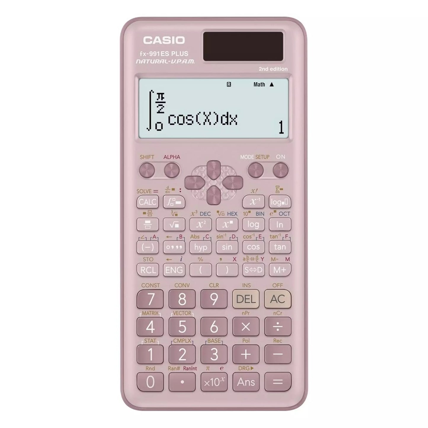 Casio Scientific Calculators Non Programmable 10 + 2 digits 417 Functions FX 991ESPLUS2 - Pink