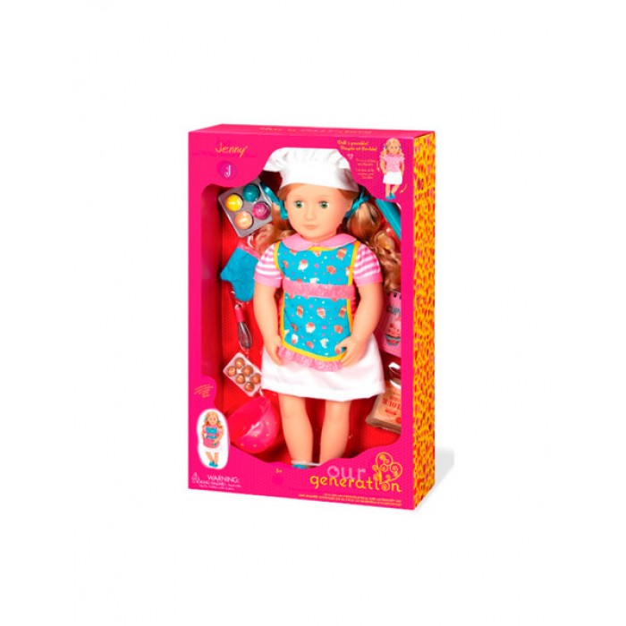 Our Generation Deluxe Jenny Doll with Book