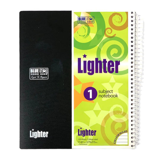 Blue Star 1 Subject Notebook