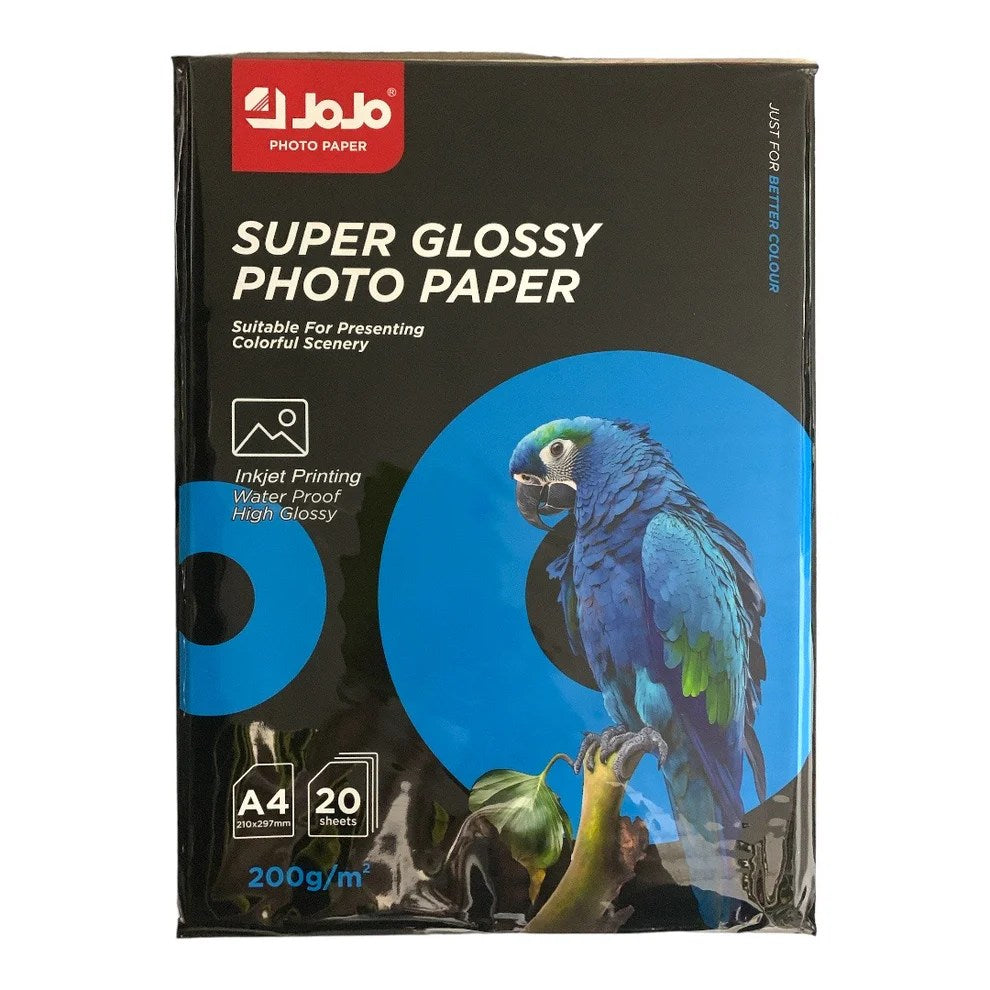 JoJo Super Glossy Photo Paper 200 g 20 Pcs JA-1045