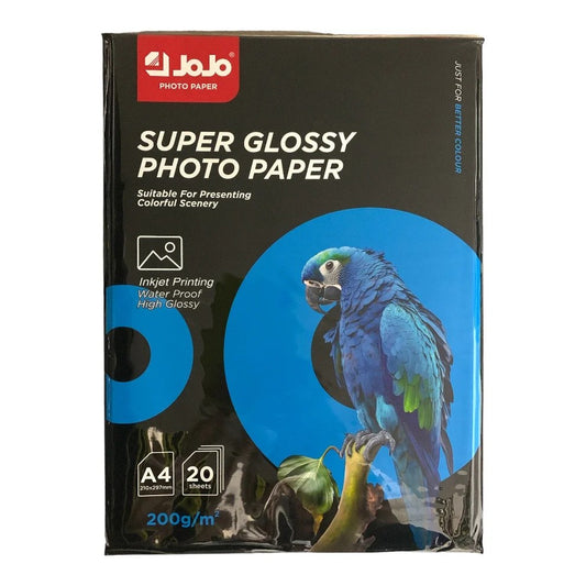 JoJo Super Glossy Photo Paper 200 g 20 Pcs JA-1045