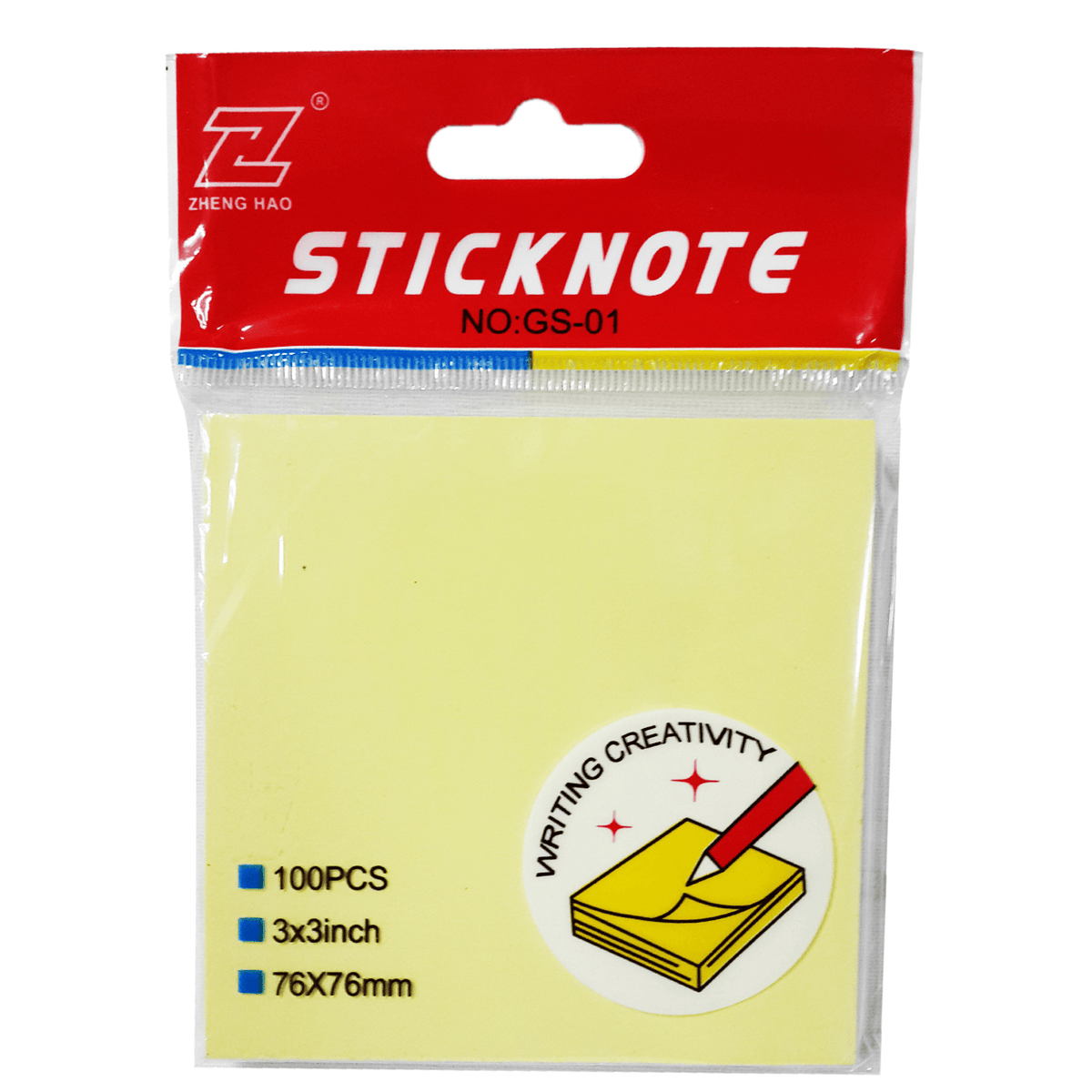 STICK NOTES YELLOW 2" X 3" GS-12