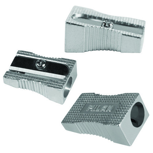 MILAN PENCIL SHARPENER SMALL METAL 80033