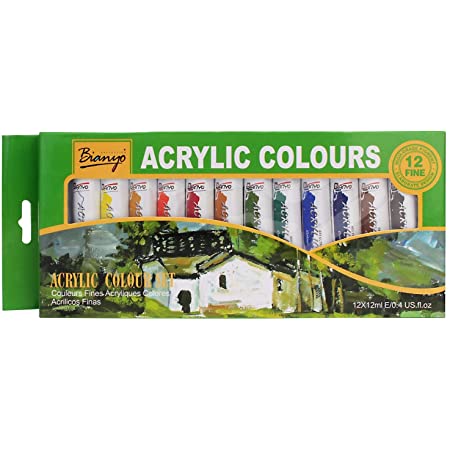Acrylic Colors 12 Fine x 12 ml