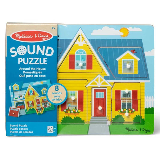 Around the House Sound Puzzle - 8 Pieces