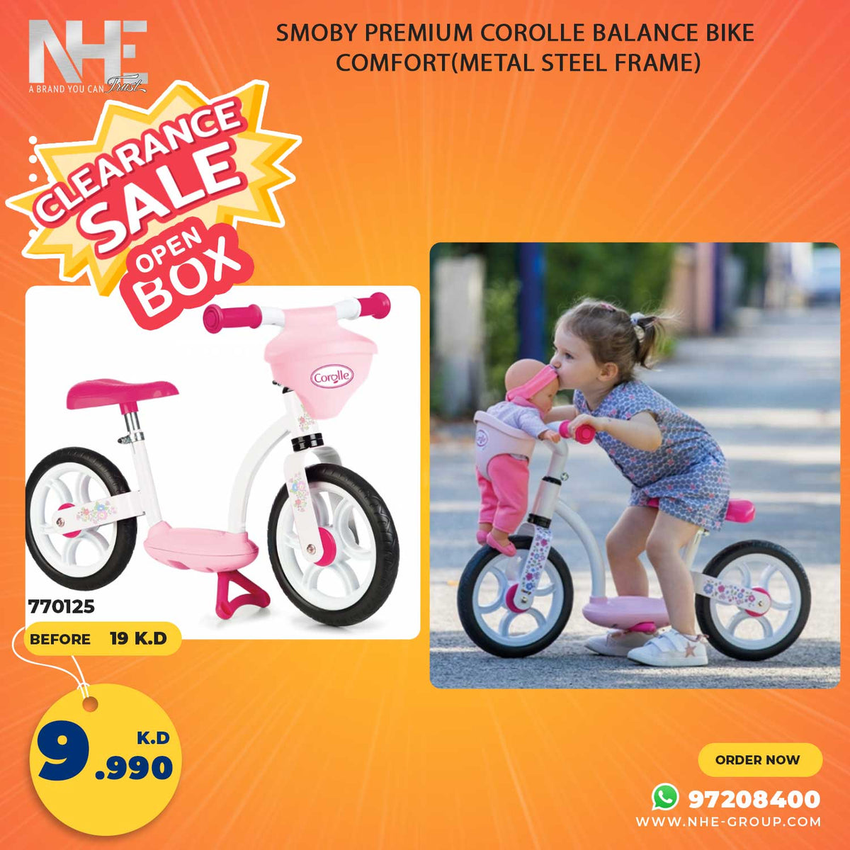 COROLLE BALANCE BIKE COMFORT