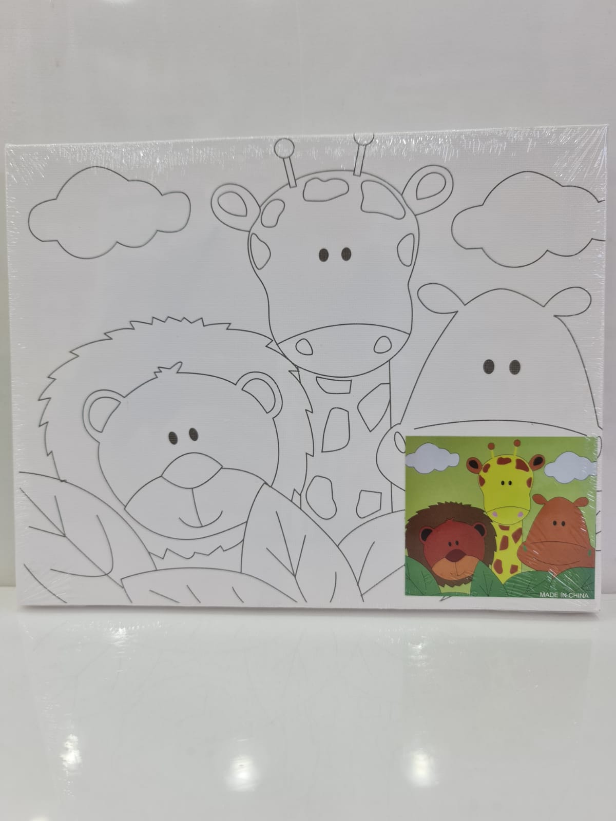 KID's Canvas Painting With Water Color ( 1 )