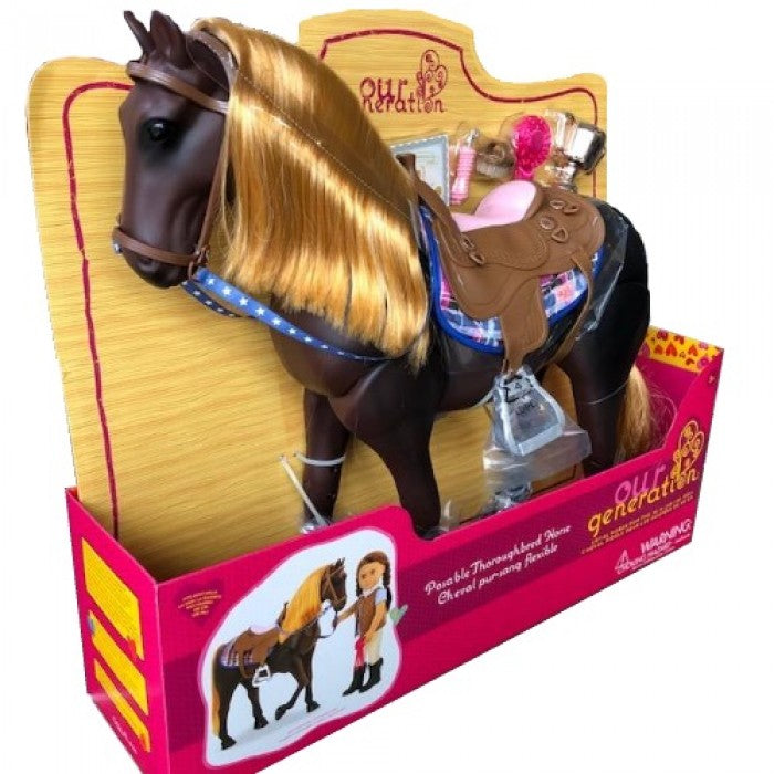Our Generation Posable Thoroughbred Horse