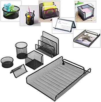 DESK SET MESH 6 PC (1LAYER TRAY) 7806