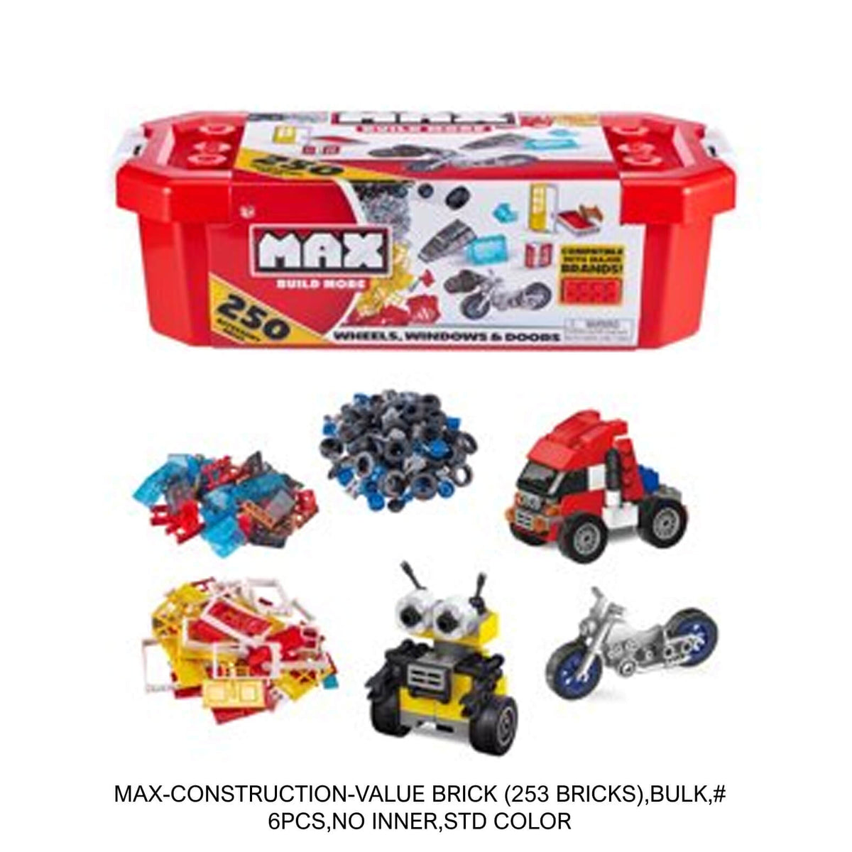 Max-CONSTRUCTION-Value Brick (253 Bricks)
