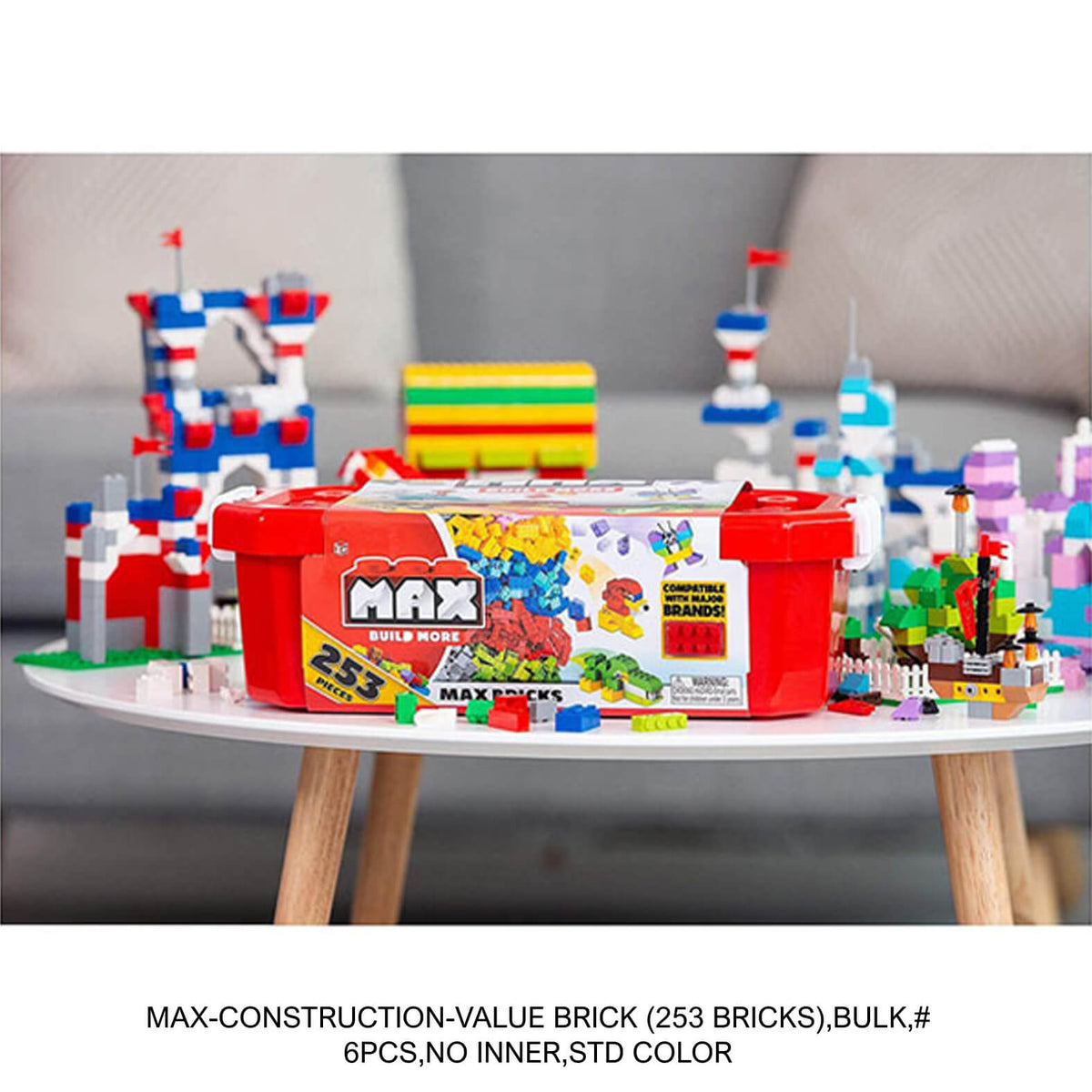 Max-CONSTRUCTION-Value Brick (253 Bricks)