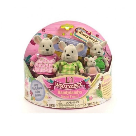 Li'l Woodzeez Mouse Family Set