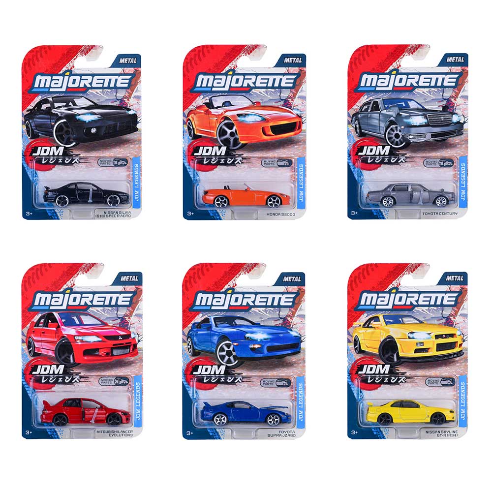 JDM Legends Premium Cars, 6-asst.