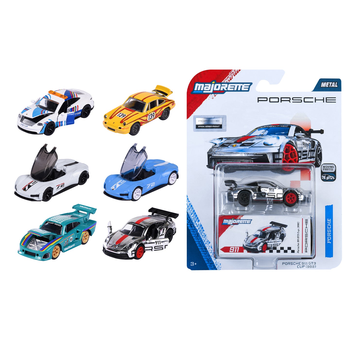 Porsche Deluxe Cars, 6-asst.