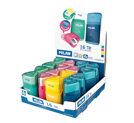 MILAN STICK SHARPENER + ERASER 4702116