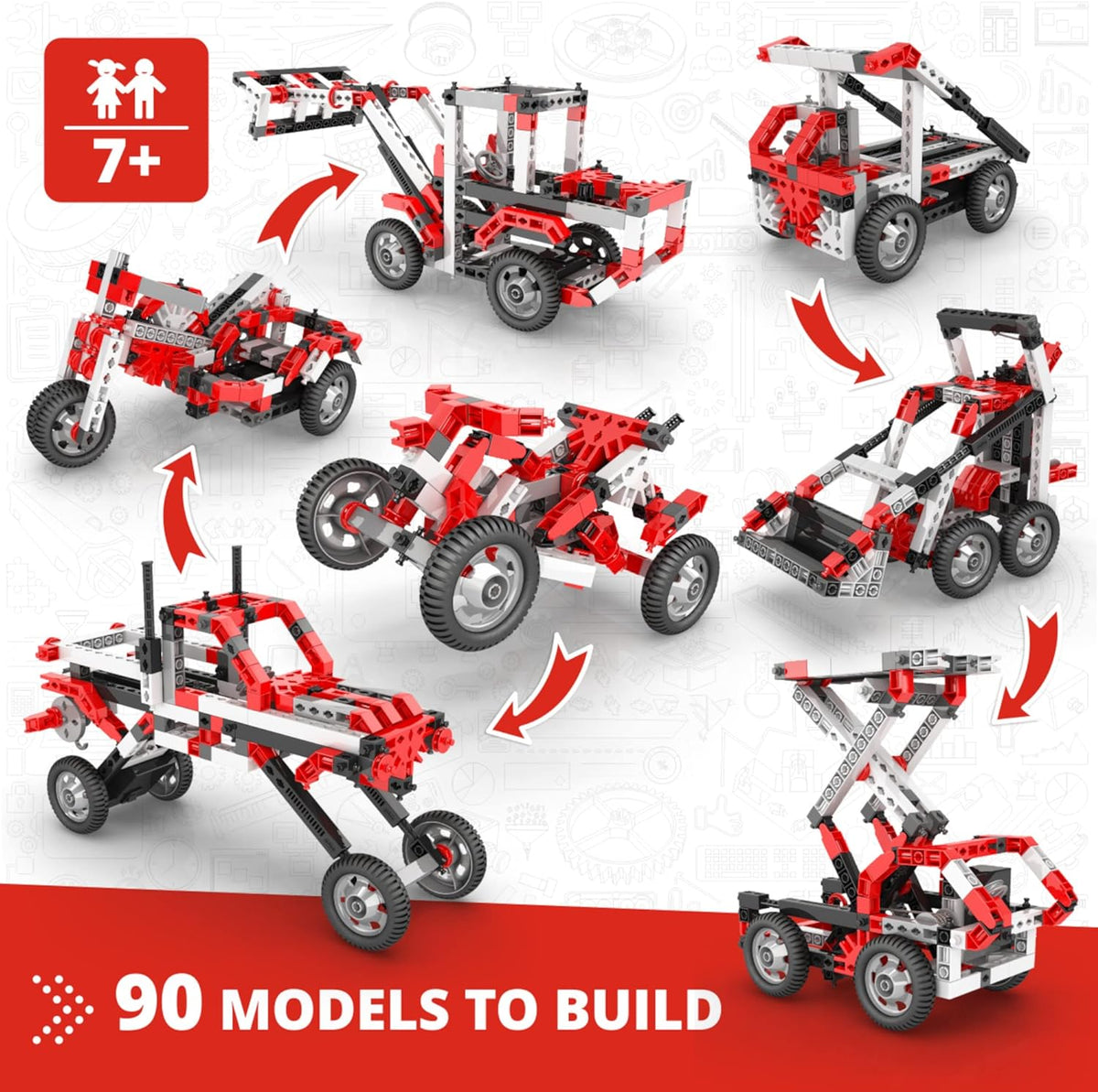 INVENTOR 90 MODELS MOTORIZED SET - MULTI MODELS