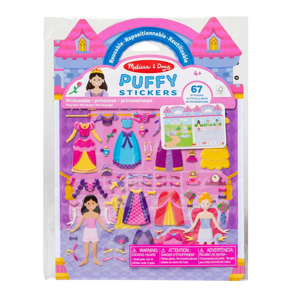 Puffy Sticker Play Set - Princess