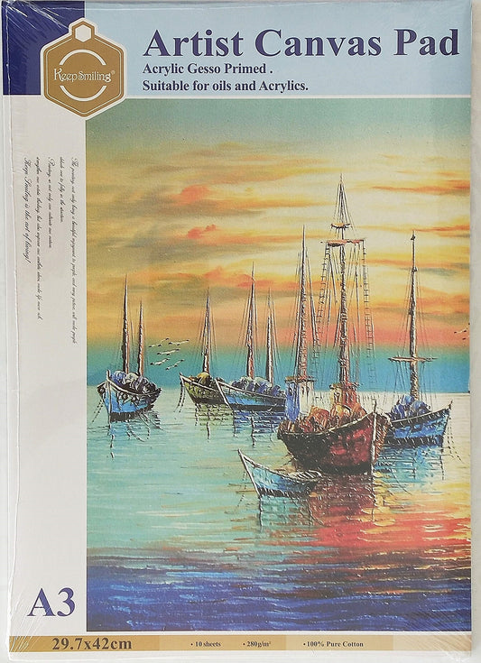 Artist Canvas Pad A3