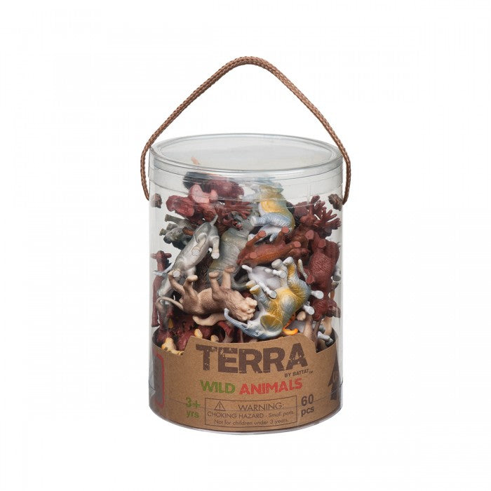 Terra Assorted Miniature Wild Animals (60 pc)