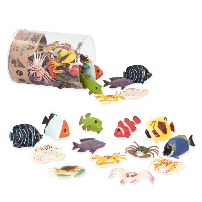 Terra Assorted Miniature Tropical Fish (60 pc)