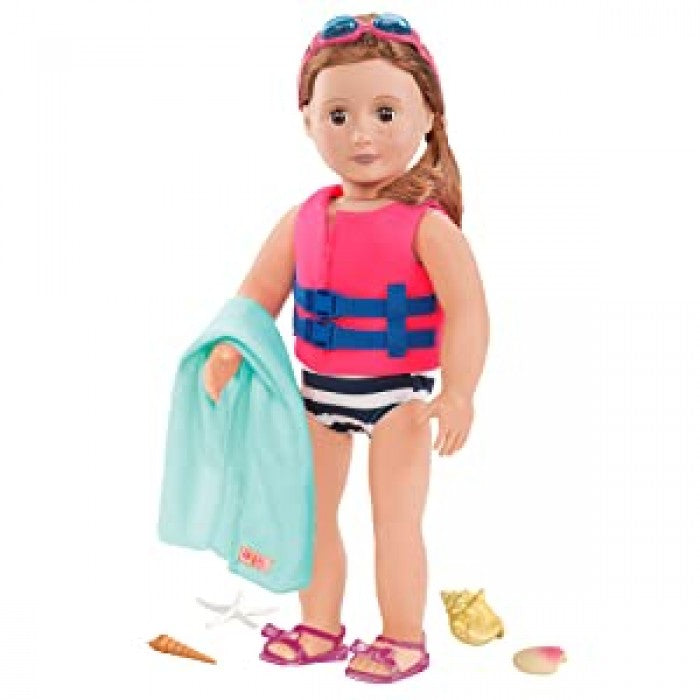 Our Generation Bathing Suit and Life Vest Outfit