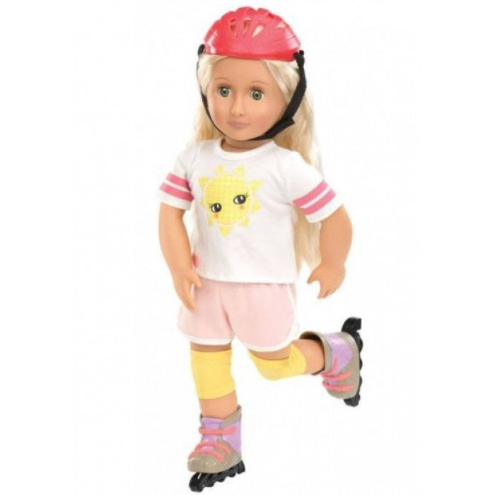 Our Generation Rollerblades and Outfit