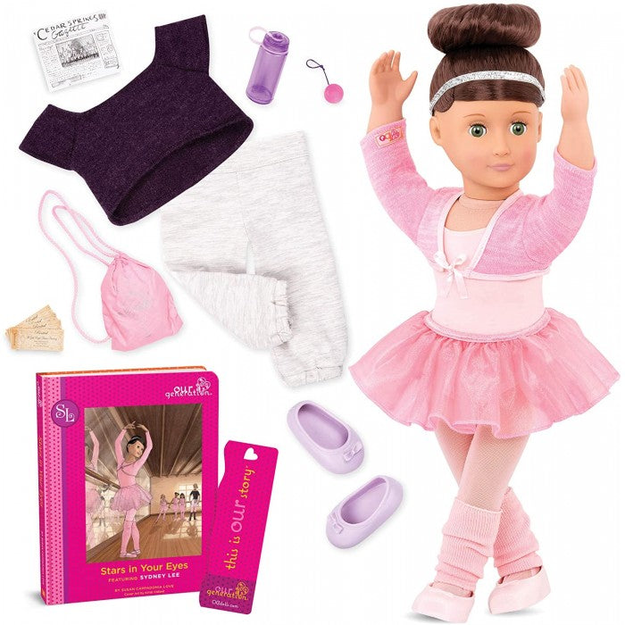 Our Generation Deluxe Sydney Lee Doll and Book