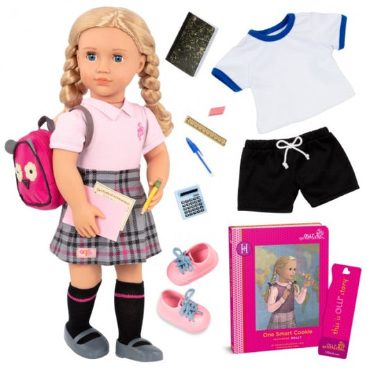 Our Generation Deluxe School Girl Doll with Book, Hally