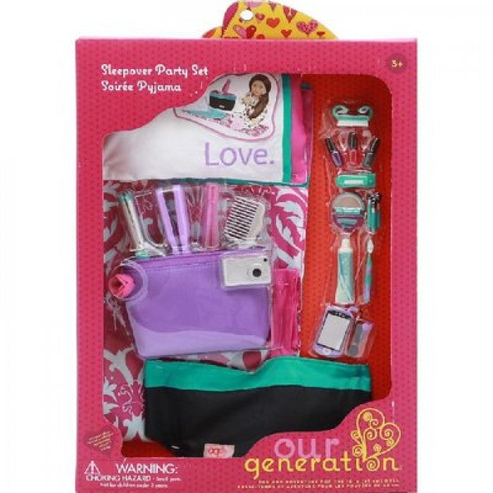 Our Generation 18" Doll Sleepover Set