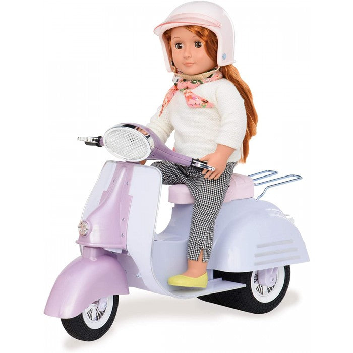 Our Generation Ride in Style Scooter - Purple and Blue