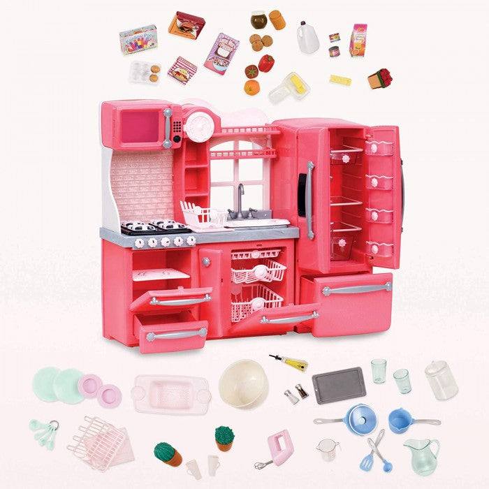 Our Generation Gourmet Kitchen Set Pink