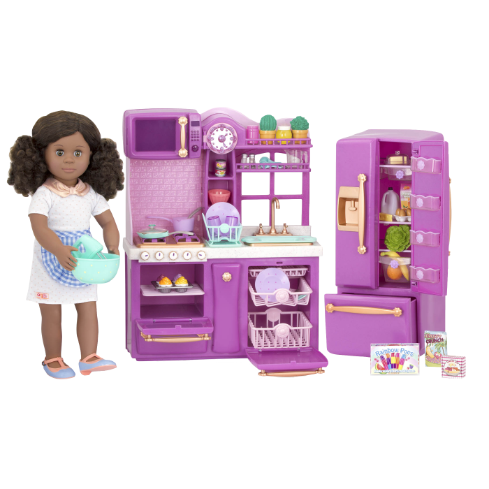 Our Generation Gourmet Kitchen Set Purple