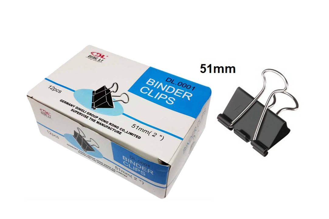 DINGLI BINDER CLIP 51MM DL0001