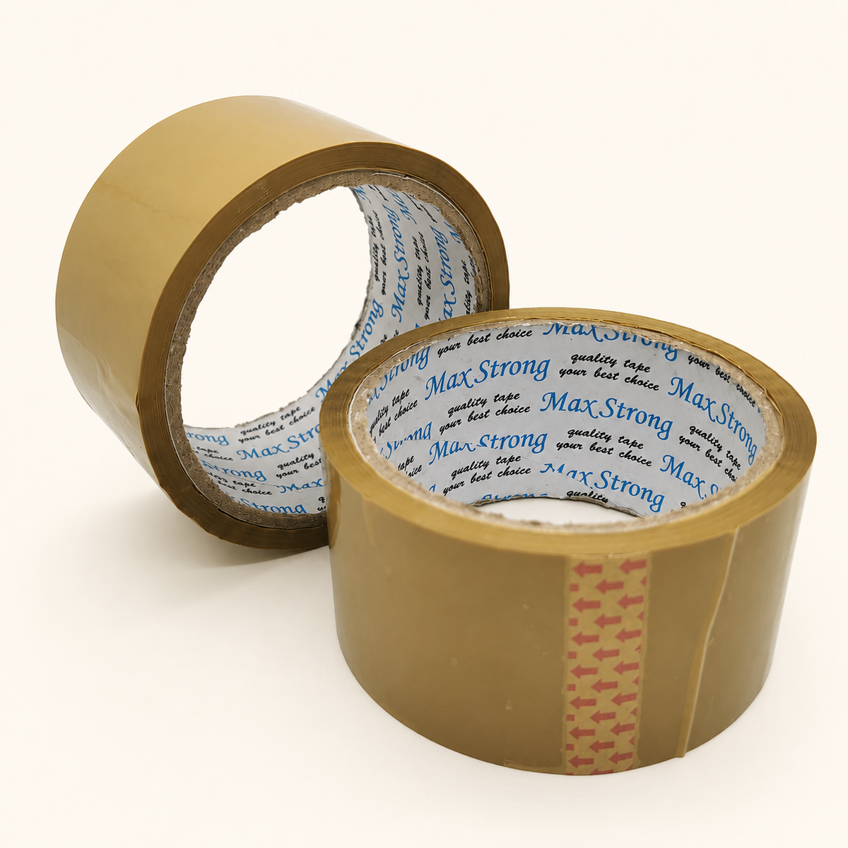 Packing Tape 2 Clear / Brown 100 inch Maha — studio product view