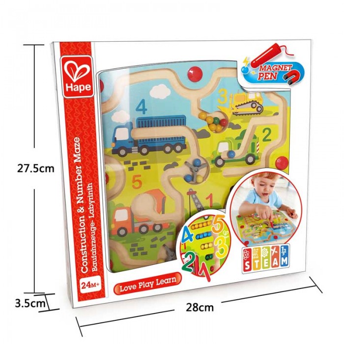 CONSTRUCTION & NUMBER MAZE