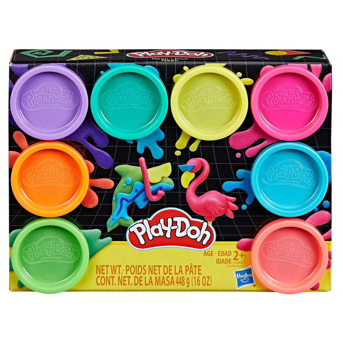 PlayDoh 8 PACK NEON